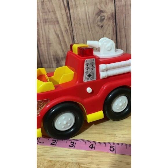Kid Connection My First Vehicle Fire Truck 7” Pre Owned *works* - Picture 8 of 8